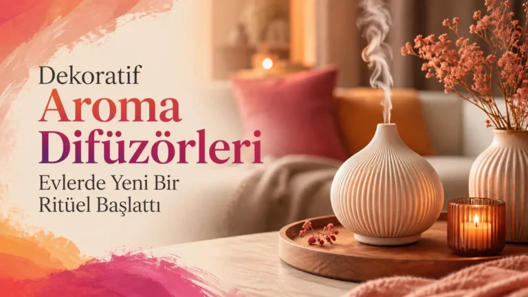 Dekoratif Aroma Difüzörleri Evlerde Yeni Bir Ritüel Başlattı