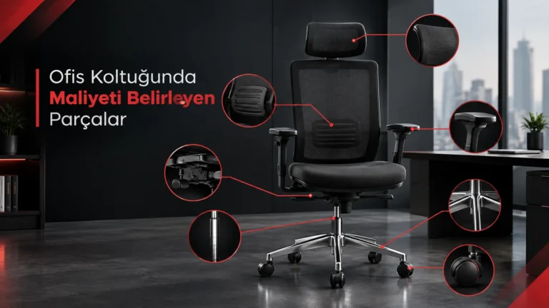 Ofis Koltuğunda Maliyeti Belirleyen Parçalar