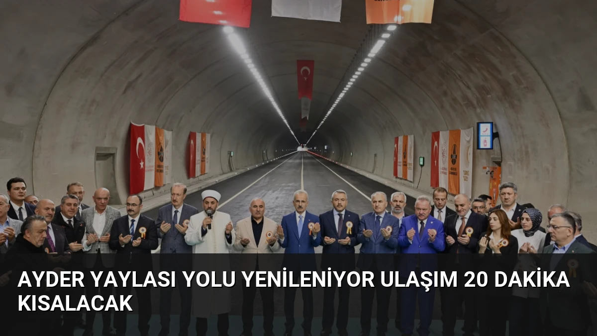 Ayder Yaylası Yolu Yenileniyor Ulaşım 20 Dakika Kısalacak