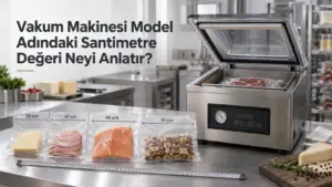 Vakum Makinesi Model Adındaki Santimetre Değeri Neyi Anlatır?