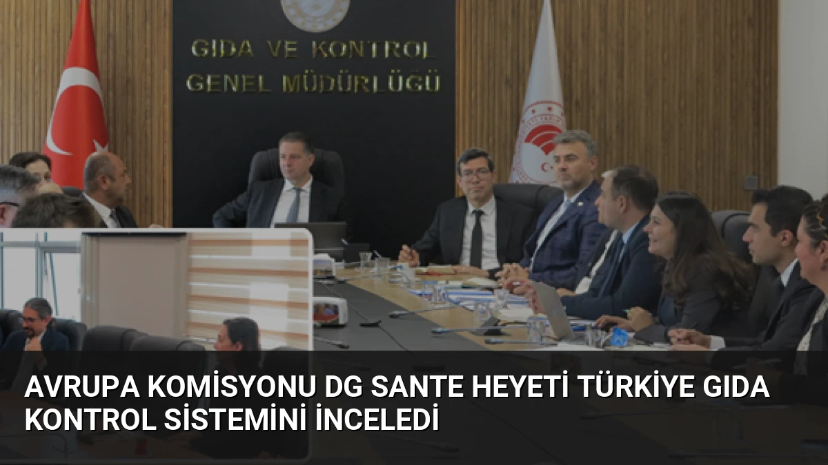 Avrupa Komisyonu DG SANTE Heyeti Türkiye Gıda Kontrol Sistemini İnceledi